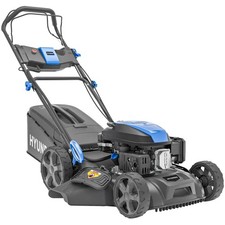 Hyundai Self-Propelled Petrol Lawnmower 22" / 56cm Cordless Electric Start 196cc