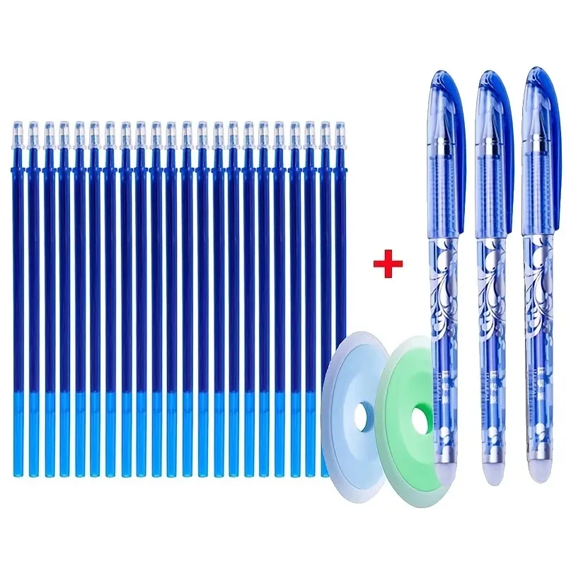 0.5Mm Erasable Gel Pen Set 6 Colors Ink Writing Gel Pens Refills Rods ...