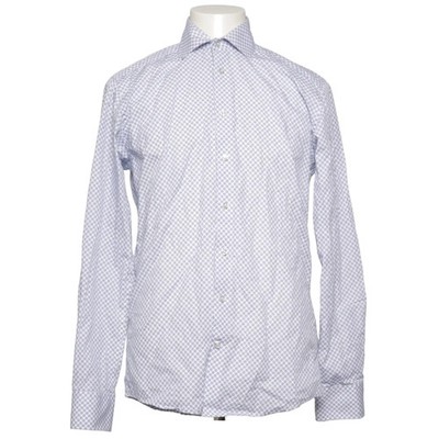 Bruun & Stengade, Hemd, Größe: 39, Slim Fit, Blau/Weiß, Baumwolle #4Am
