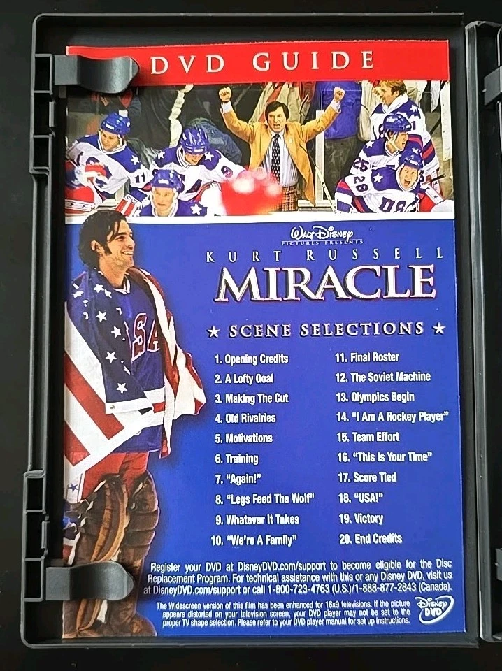 Miracle DVD, 2004, 2-Disc Set, Full screen . Kurt Russell Disney - Image 4 of 4