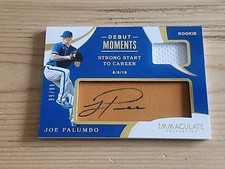 2020 Immaculate Joe Palumbo Rookie Patch Auto RC Holo Gold #99/99 Rangers
