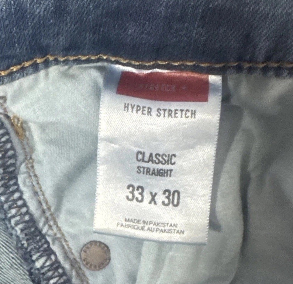 Express Classic Straight Hyper Stretch Plus Jeans… - image 7