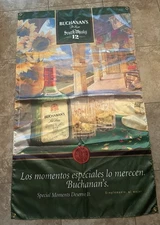 Vintage Buchanan’s De Luxe Scotch Whisky Banner  5’ X 3’