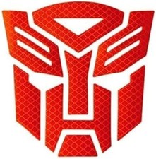 Reflective Light- Car, Motorcycle, Car Window, Truck, Notebook, Vinyl Decal Red