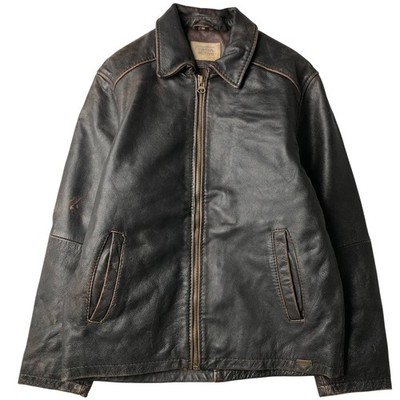 Used Camel Active Swing Top Type Leather Blouson Men's Size M