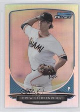 2013 Bowman Chrome Prospects Refractor Drew Steckenrider #BCP183 0a1
