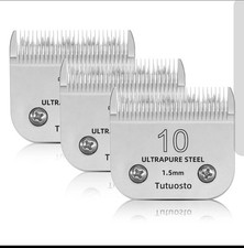 Clipper Blades for Pet Grooming for Andis, Wahl, Oster Shavers 3 Pack Tutuosto