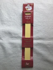 Set of 5 Boye Size 4 Double Pointed Knitting Needles 7" long Plastic