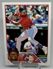 2023 Topps Oscar Gonzalez #119 RC Rookie Cleveland Guardians  