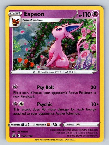 Espeon SWSH174 NM/M Holo Sword & Shield Promo P Pokemon T05159