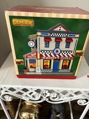 Lemax 2016 Baker's Dozen Jukebox Junction #65120 Donuts & Bagels Freshly Daily
