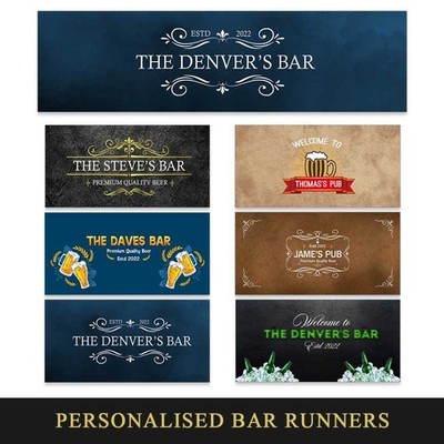 Personalisierter Bierdeckel Etikett Bar Läufer beliebiger Text ideal Zuhause Pub Cafe Anlass 23
