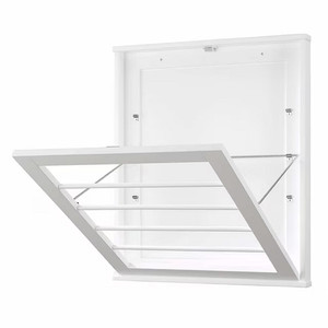 Whitmor 6940-8539-BB Wall Hanging Wood Garment Drying Rack - White