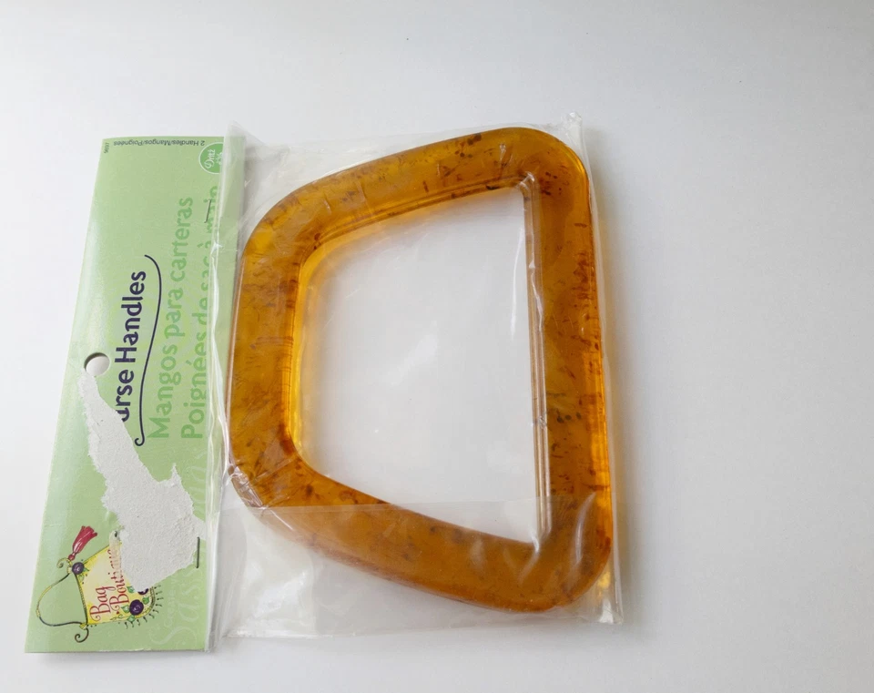 Bolso con asas de plástico con caparazón de tortuga sintético Boutique de Prim 2004 Y2K vintage Foto 2 de 4