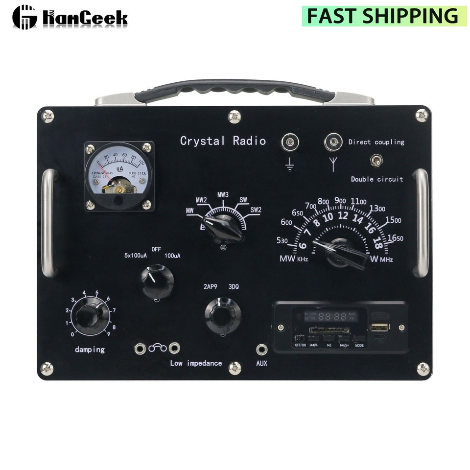 Crystal Radio Crystal Radio Medium Wave and Shortwave Retro | FM Radio ...