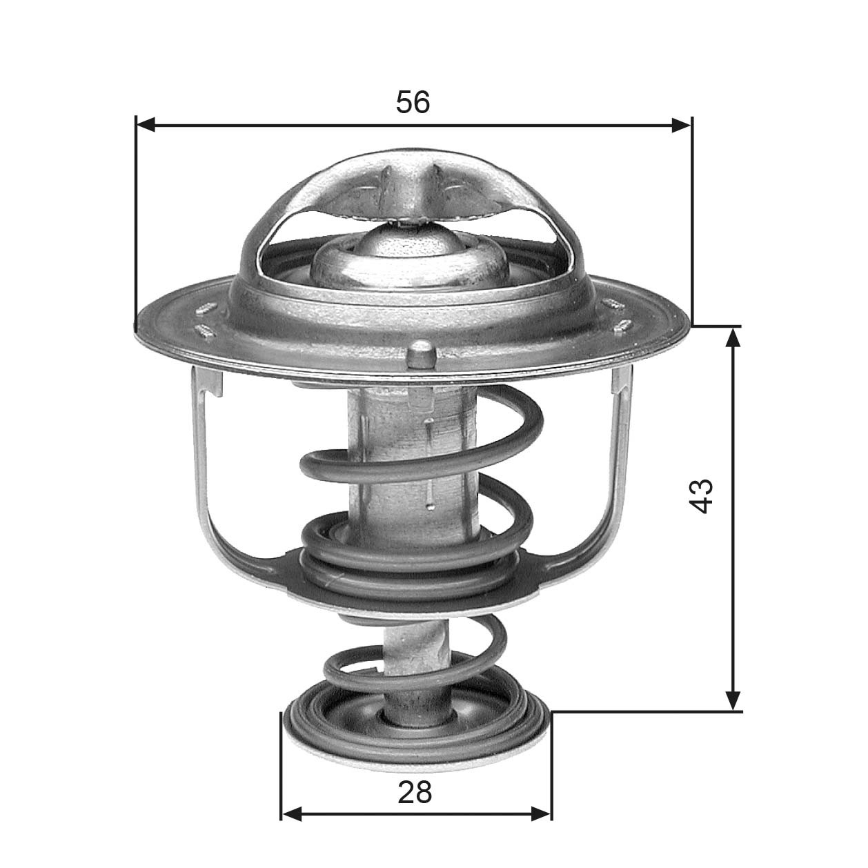 Gates Coolant Thermostat - TH31388G1 - OE Matching Quality and Specification - Image 14