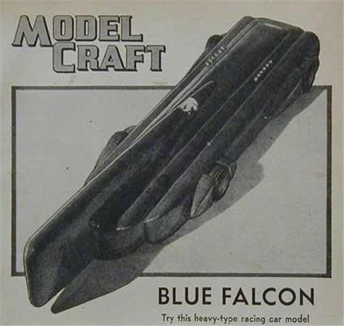 Blue Falcon Land Speed Racer 1948 HowTo Build Plans Malcolm Campbell