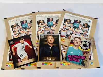 7 Packungen Panini WM Edition 2026 EDEKA offizielle DFB Sticker + 3 Sammelkarten