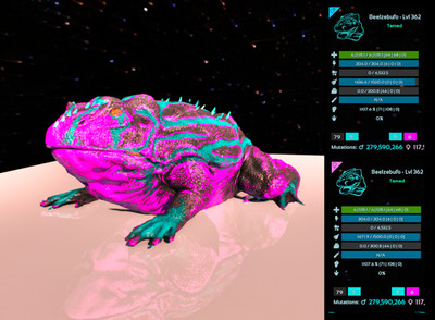 ARK Survival Ascended Galaxy Beelzebufo Erwachsene Klone PS5 PvE PC XBOX