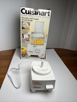 Cuisinart Little Pro Plus Food Processor Motor Base Only w/ Box - WORKS SEE VID