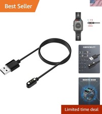 Compact Magnetic USB Smartwatch Charger Lightweight, 3.3ft Compatible Cable