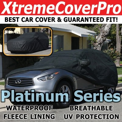 WATERPROOF CAR COVER W/MIRRORPOCK BLK FOR 2009 2010 2011 2012 Infiniti FX35 FX50