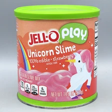 Jello Play Unicorn Slime Kit Edible Strawberry Gelatin Discontinued NEW SEALED