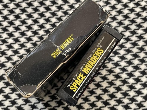 Space Invaders Sega SC-3000 SG-1000 Game Cartridge G-1045 Boxed 1985 Japan - Picture 3 of 7