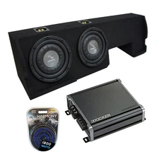 2001-2003 Ford F-150 Super Crew Truck Harmony F104 Dual 10" Sub Box & CXA800.1