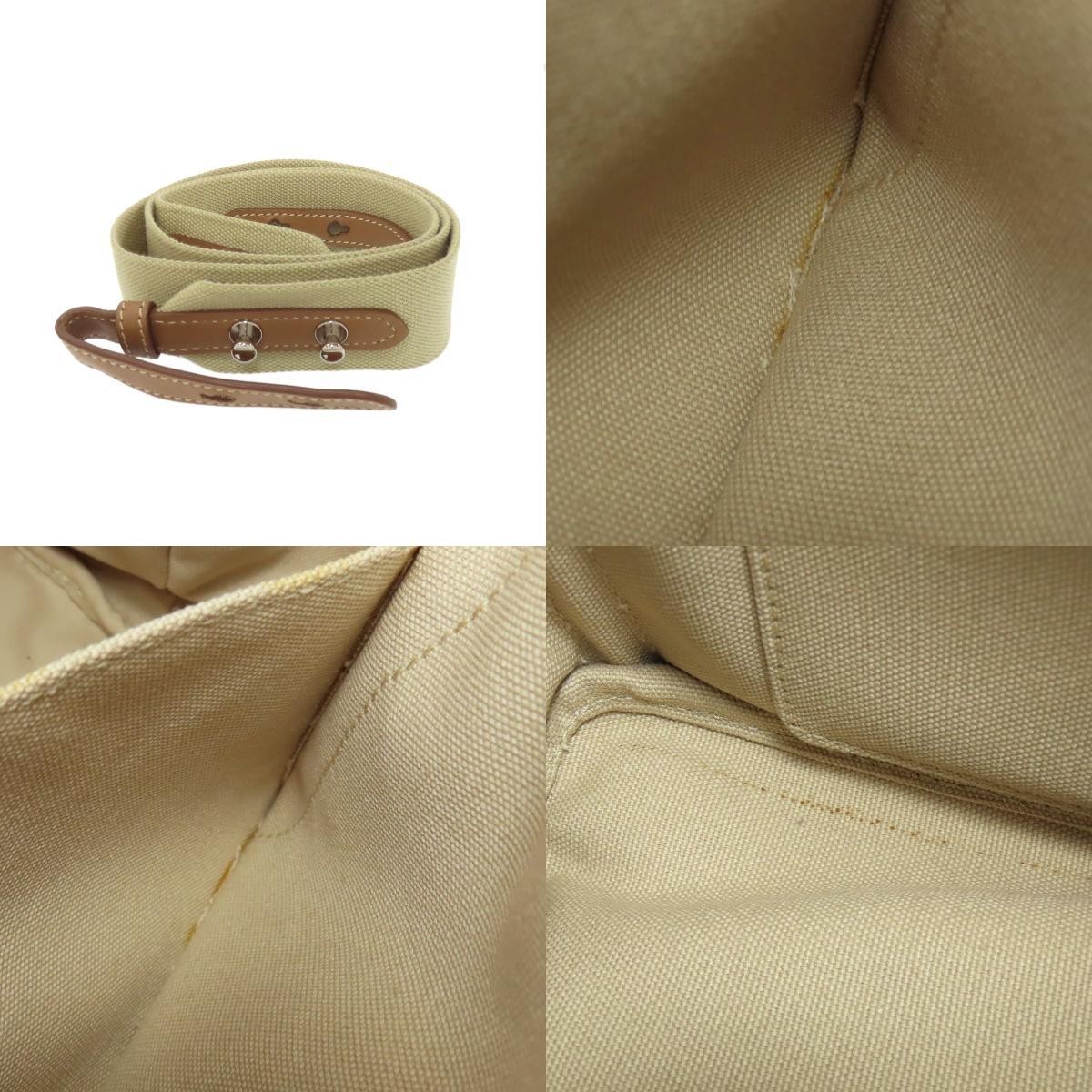 PRADA 1BG439 Canapa Prume 2WAY Handbag Canvas Ladies Used from japan thumbnail 7