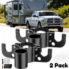 2x Aluminum Trailer Chain Holder 7-way Plug Organizer Heavy Duty Rv Accessories