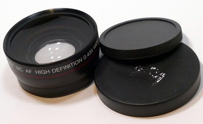 Vivitar  HD 0.43X Super Wide Angle AUX Conversion Lens with 55mm thread