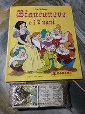 ALBUM BIANCANEVE PANINI NUOVO/VUOTO+SET COMPLETO DI FIGURINE DA ATTACCARE