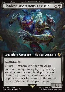 Magic/MTG Shadow, Mysterious Assassin XFIC-148 Rare Englisch Neu