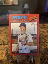 Topps 2026 Heritage Red Border Brandon Sproat Rookie #118 New York Mets