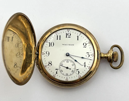 Waltham Antique Mechanical Pocket Watch  15J  12s  Gr.220  12910650 DOESN'T WORK
