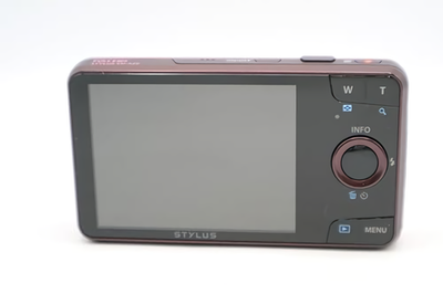 Olympus Stylus VH-520 14.0 MP Red Compact Digital Camera Used From
