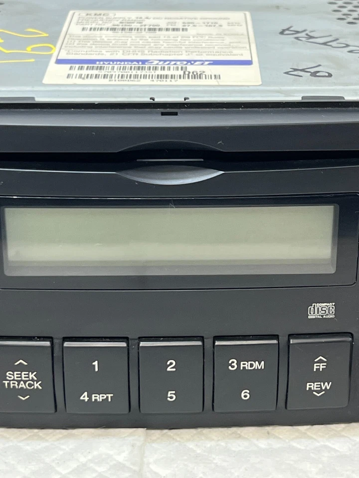 KIA SPECTRA 2007 RADIO AM/FM reproductor de CD receptor 96150-2F700 fabricante de equipos originales (291) Foto 3 de 4