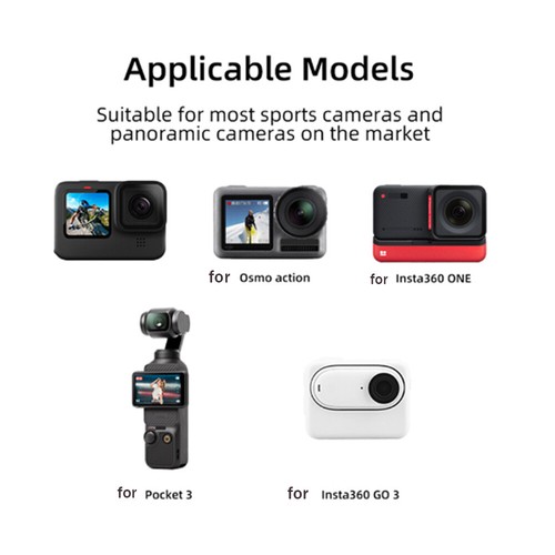 For DJI OSMO POCKET 3/Action 4 Extension Stick Camera Extension Selfie Stick - Picture 2 of 16