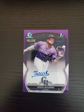 Jesus Bugarin - 2023 Bowman Chrome 1st Autograph - PURPLE REFRACTOR AUTO /250