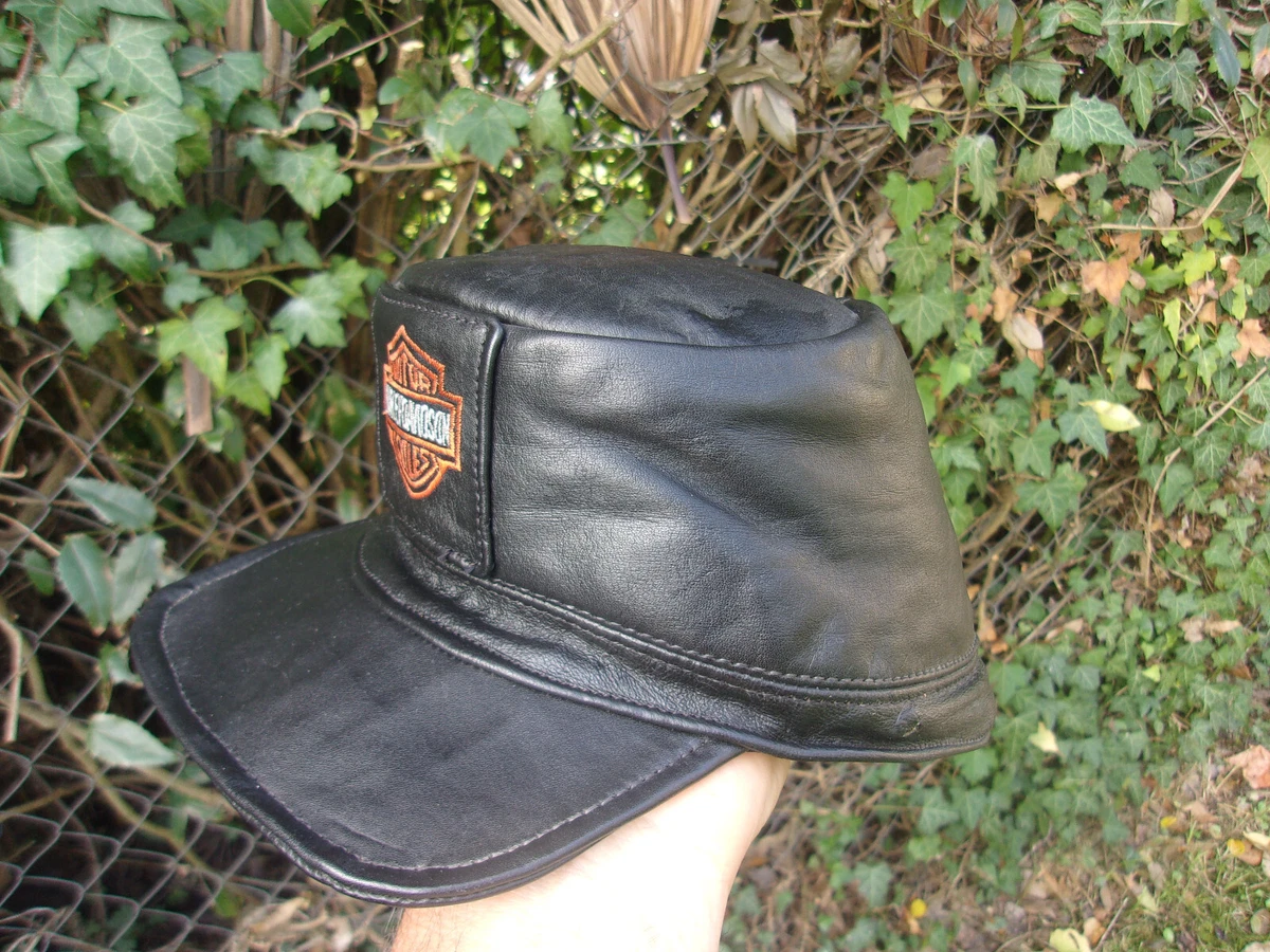 Harley Davidson Casquette Logo Paillettes Rose Noir Réglable