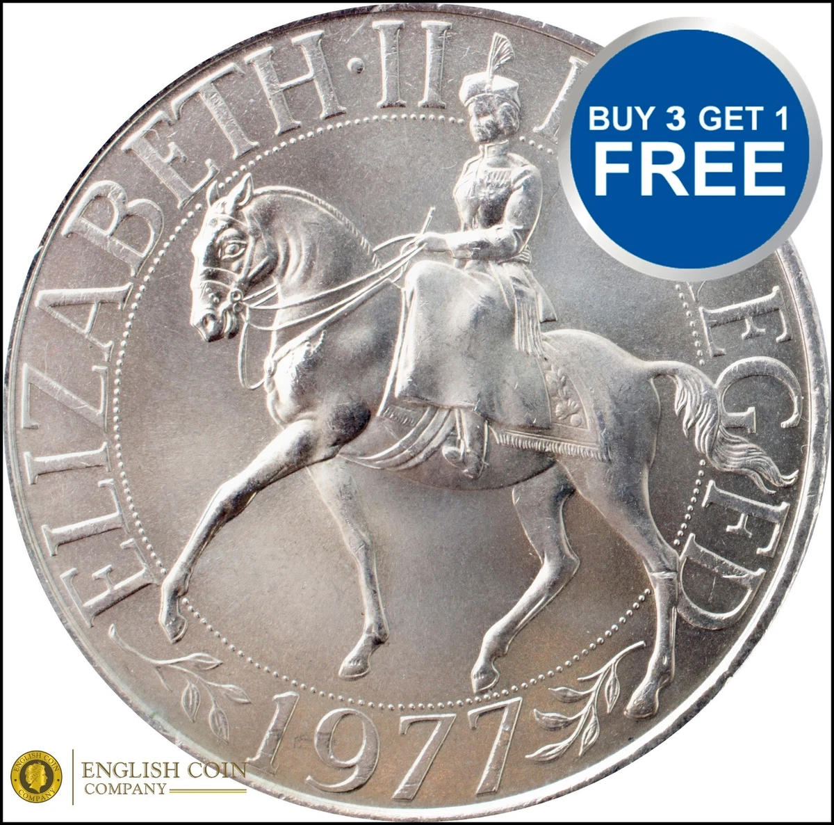 1977 英国纪念币| eBay