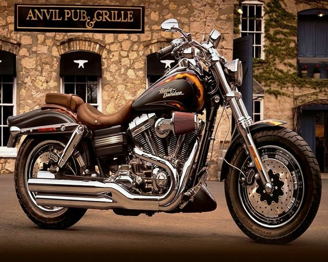 Vintage Harley Davidson Motorcycle Pub Painting Artwork Paint By Numbers Kit DIY eBay