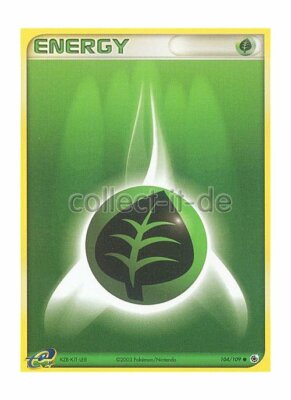 Pokemon 104/109 Energy grün - EX Ruby Sapphire - ENGLISCH