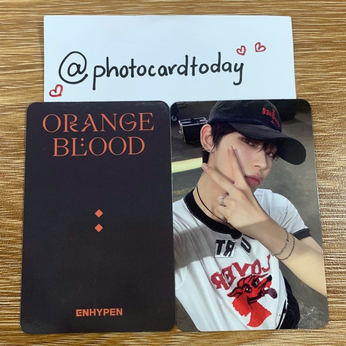 ENHYPEN ORANGE BLOOD KPOP MERCH POB ROUND 2 - R2 OFFICIAL ENHYPEN ORANGE BLOOD KPOP MERCH POB ROUND 2 - R2 OFFICIAL