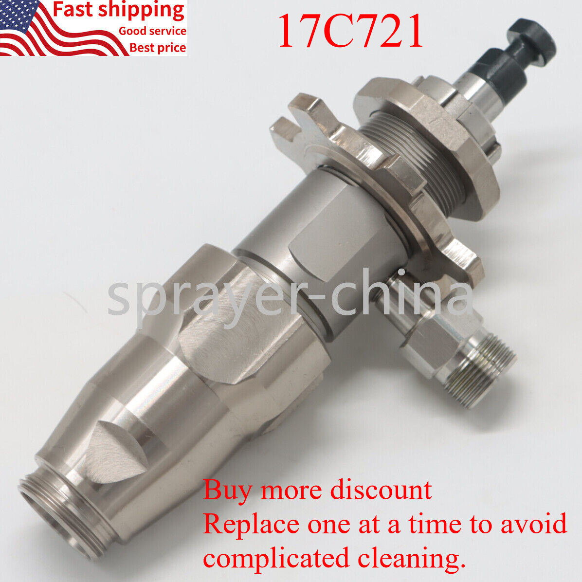 17C487/17C721 Airless Paint Sprayer Pump Replacement For Graco 390, 395, 490, 495, 595 PC Models