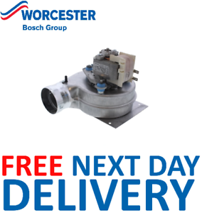 WORCESTER 25 28 SI & BRITISH GAS C1 RSF COMBI FAN ASSEMBLY 87161215460 