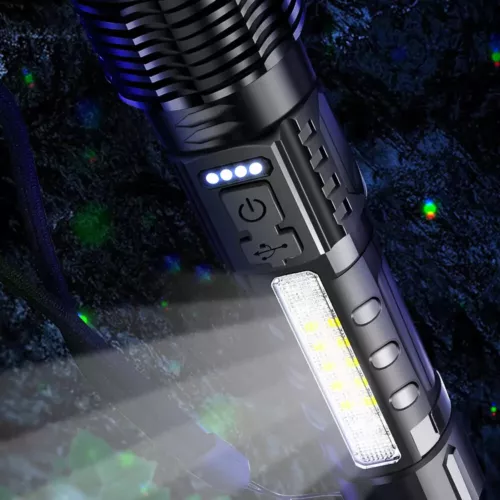 Linterna LED súper brillante 990000000 lúmenes luces de trabajo tácticas recargables - Imagen 13 de 14