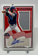 2025 Panini Stars & Stripes Alex Harrington Silhouettes Auto /199 #USA-AH