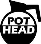 2x POT HEAD COFFEE Weed Tumbler Cup Glass Bottle Vinyl Decals FIT yeti noBS